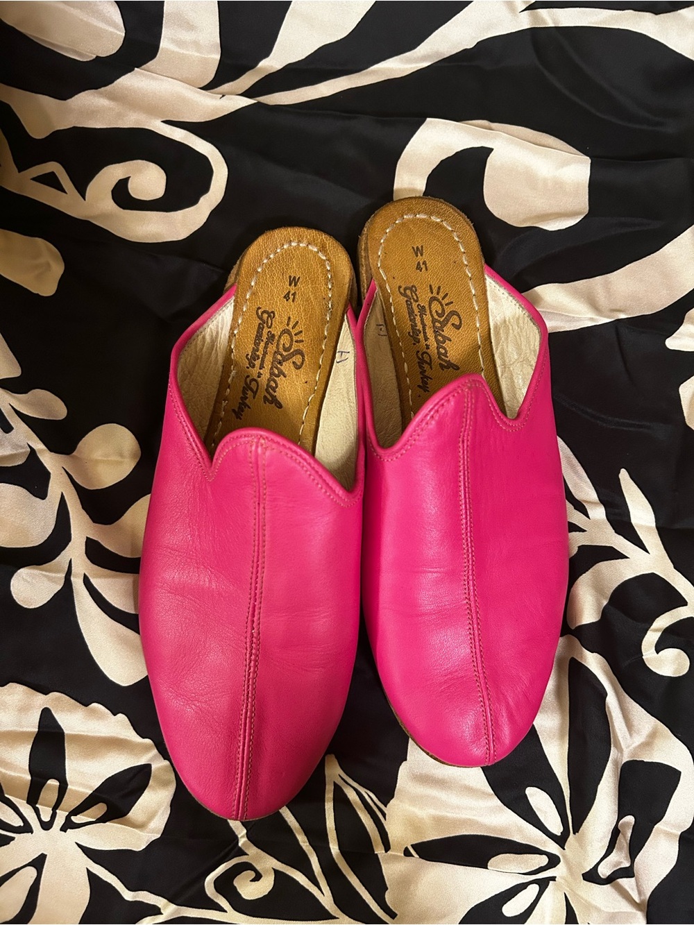 Pink Leather Mule (Sabah)